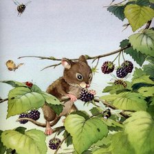 Схема вышивки «мышонок»