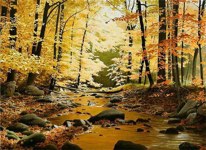 осенний свет - природа, пейзаж - оригинал