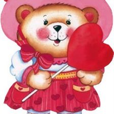 Схема вышивки «мишка»