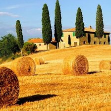 Схема вышивки «Тосканский пейзаж»