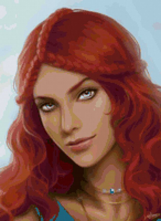 №37243 - картина, люди, девушка, живопись, искусство - предпросмотр