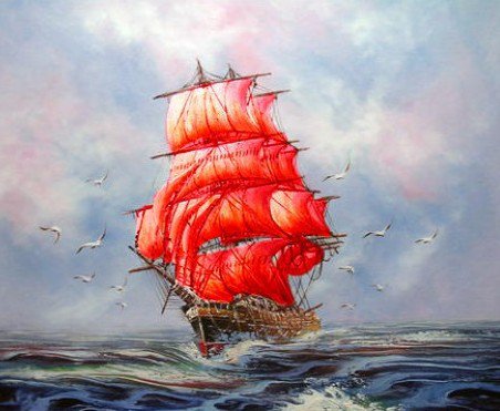 Алые паруса - корабли - оригинал