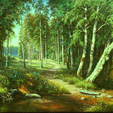 Схема вышивки «Пейзаж»