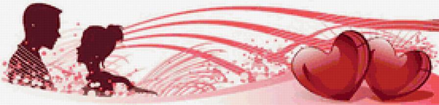 влюбленные сердца - сердце, монохром, пара, влюбленные, день св. валентина - предпросмотр