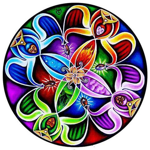 Подушка - живопись, орнамент, подушка - оригинал