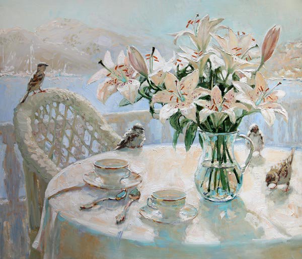 Белый натюрморт3 - оригинал