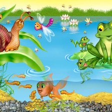 Схема вышивки «веселые картинки»