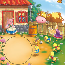 Схема вышивки «веселые картинки»