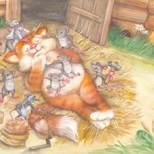 Схема вышивки «веселые картинки»