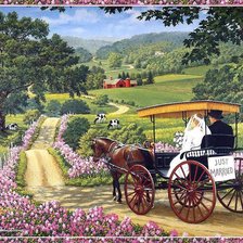 Схема вышивки «свадьба»