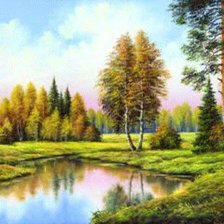 Схема вышивки «Ранняя осень»