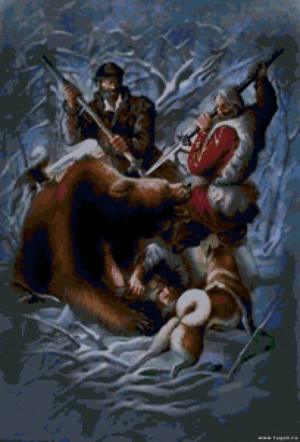 Встреча в лесу - охота - предпросмотр