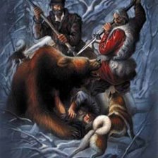 Схема вышивки «Встреча в лесу»