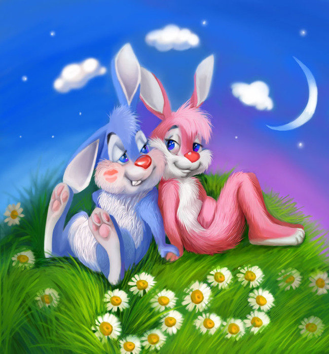 зайцы - оригинал