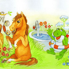 Схема вышивки «веселые картинки»