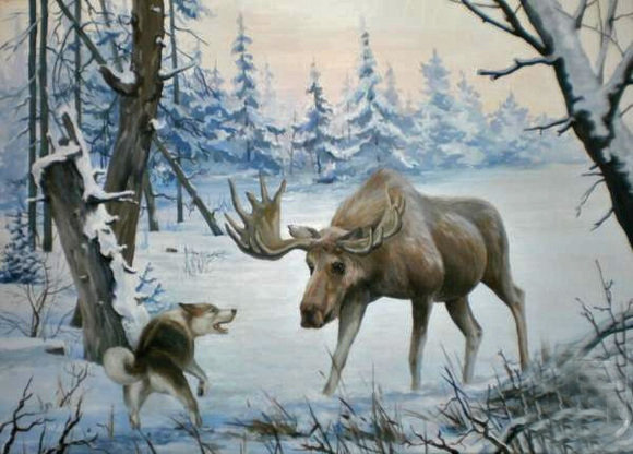 Встреча в лесу - в лесу - оригинал