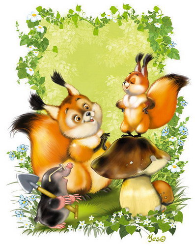 белочки - оригинал