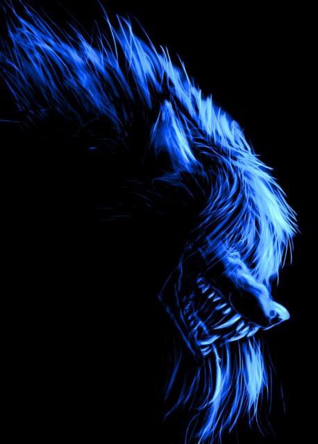 Оборотень Неон - волк оборотень неон - оригинал