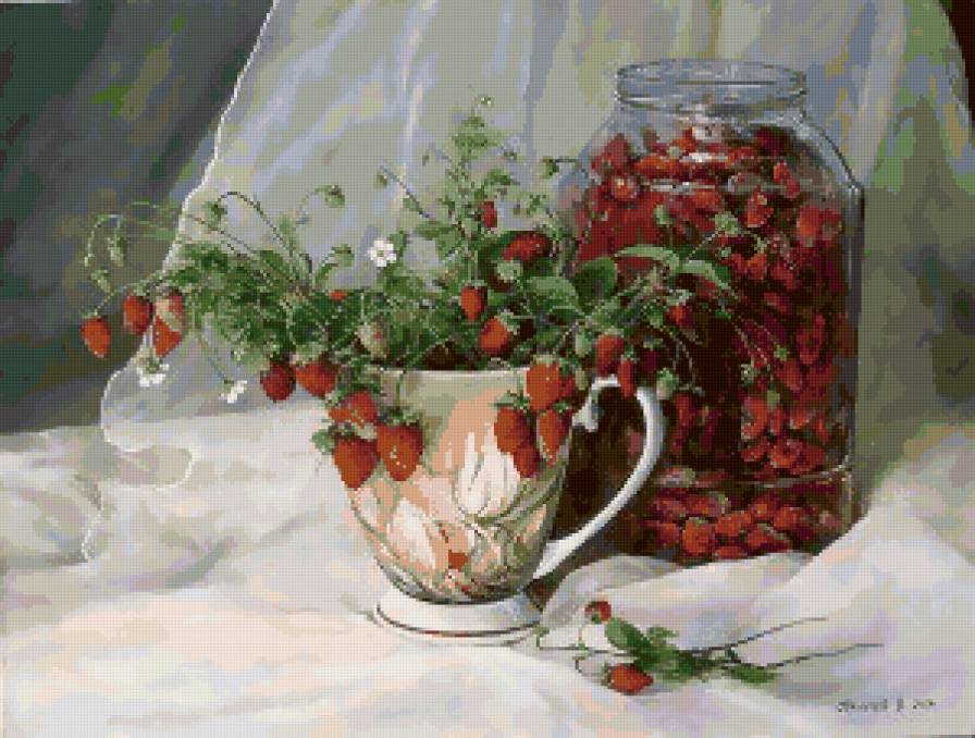 лето в банке - для кухни, ягоды, клубника - предпросмотр