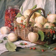 Схема вышивки «сладкие яблоки»