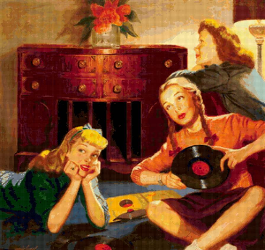 Серия "В американском стиле" - девушка, люди - предпросмотр