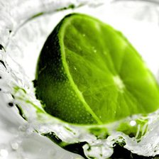 Лайм в бокале