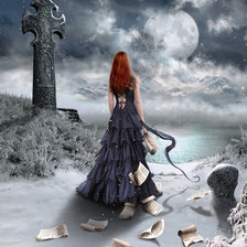 Схема вышивки «Ожидание»