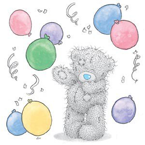 С днём рождения! - мишки - оригинал