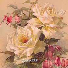 Схема вышивки «Розы»