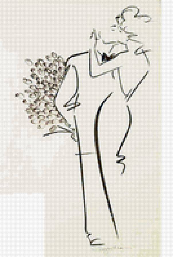 поцелуй - поцелуй, пара, монохром - предпросмотр