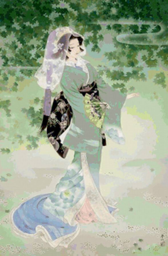 японка - девушка, японка - предпросмотр