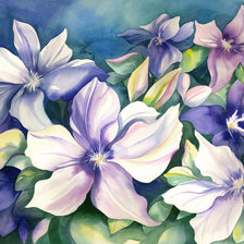 Схема вышивки «Цветы»