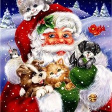 Схема вышивки «новый год»