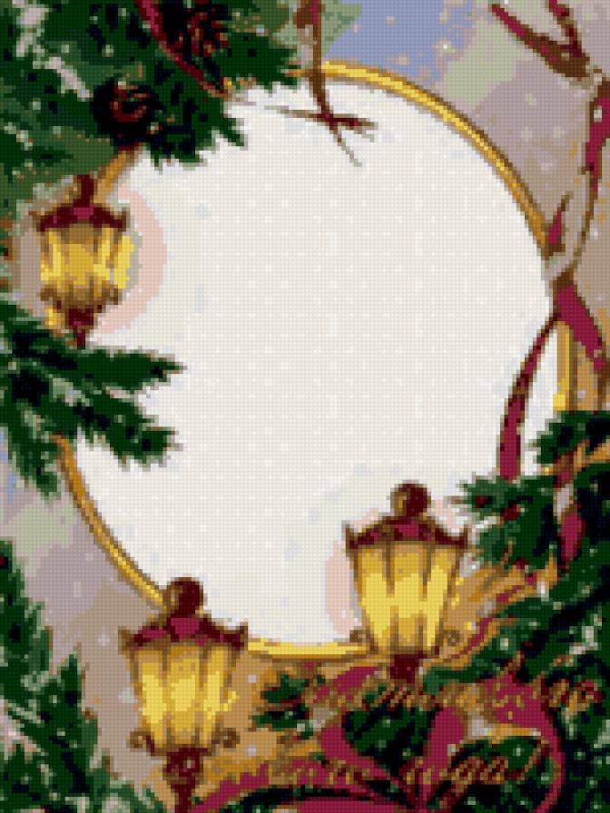 рамка (зо цветов) - предпросмотр