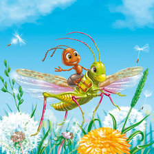 Схема вышивки «муравьишка»