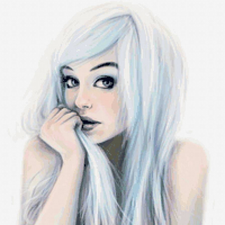 Милая - девушка, аниме - предпросмотр