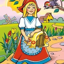 Схема вышивки «красная шапочка»