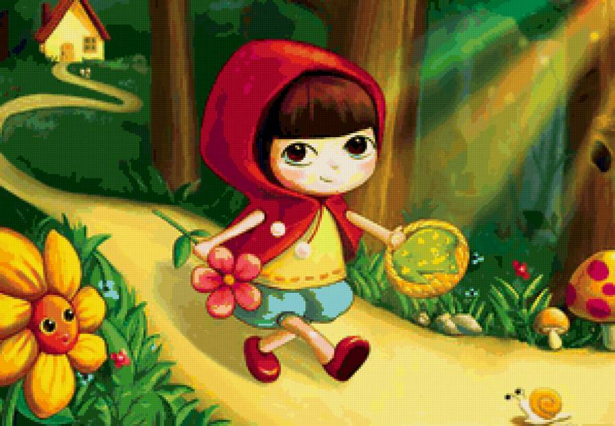 красная шапочка - предпросмотр