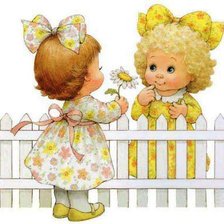 Схема вышивки «подружки»