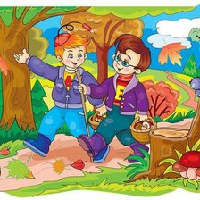 Схема вышивки «веселые картинки»