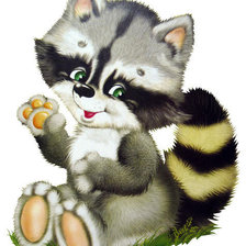 Схема вышивки «енотик»