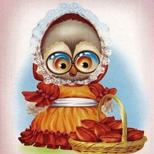 Схема вышивки «сова»