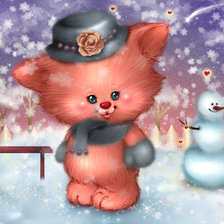 Схема вышивки «коты»