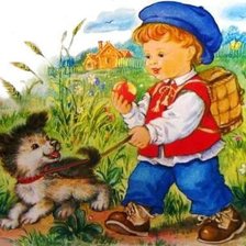 Схема вышивки «забавные малыши»