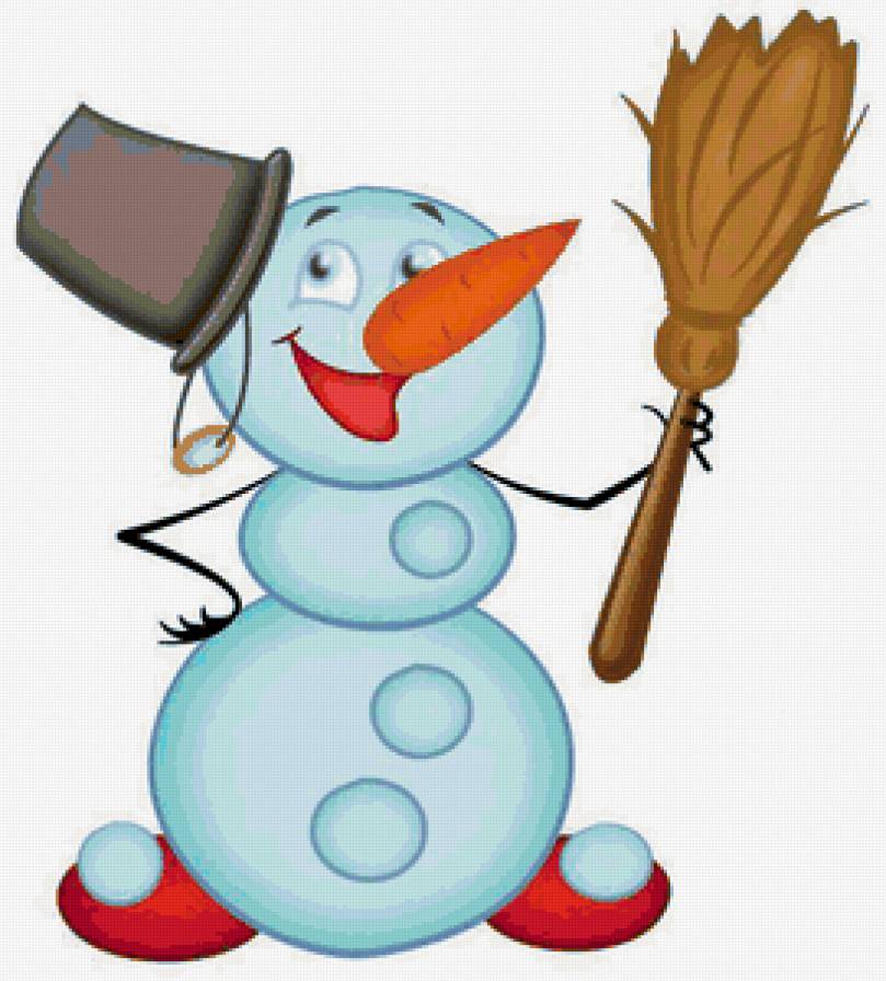 снеговик - предпросмотр