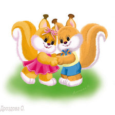 Схема вышивки «белочки»