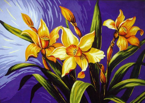 Красивые нарциссы - букет, нарциссы, цветы - оригинал