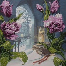 Схема вышивки «Вид из окна»