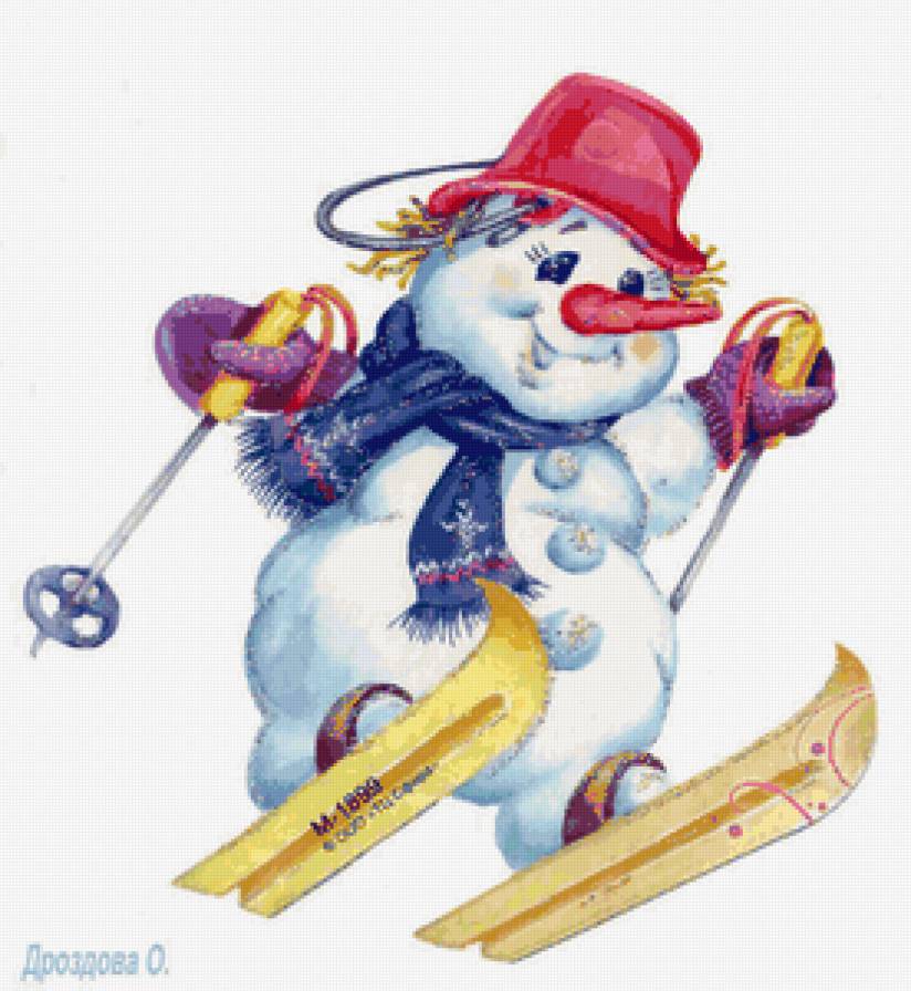 снеговик - предпросмотр