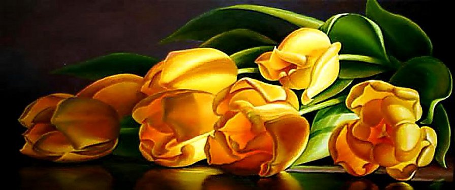 тюльпаны - цветы - оригинал
